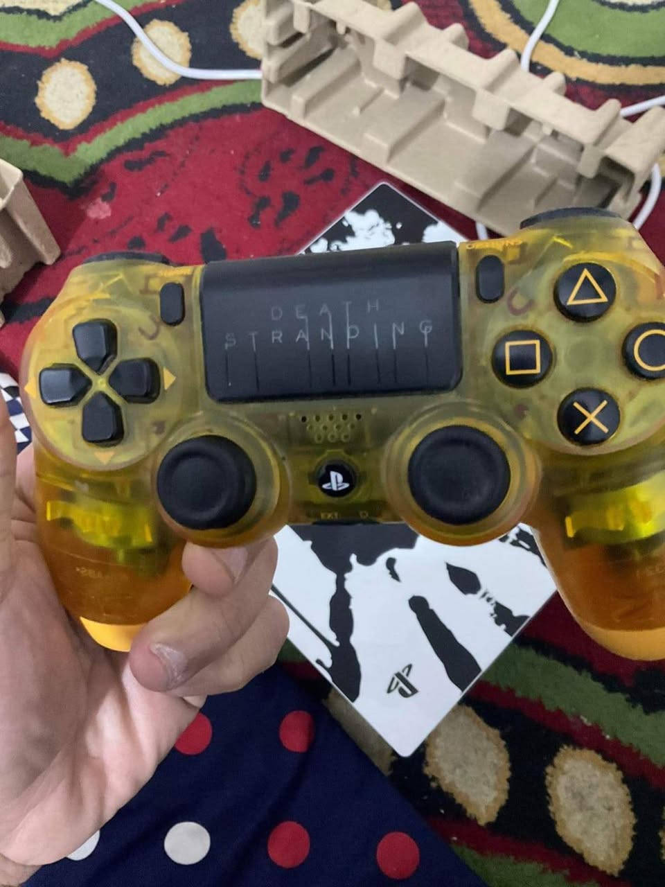 للبيع ps 4 pro  bundle  limited edition
بلي ستيشن 4 برو باندل نسخة ( death stranding ) ذاكرة 1 تيرا مهكر نظام (9.00) عالمتصفح افضل تهكير فيشة ناعمة المرغوب ال eco  ورقم مطابق جهاز وية كارتونة مع كامل ملحقاته من الجويستك الاصلي نسخة ديث وكيبلاته الاصلية وكتلوكاته والكارتونة الداخلية والخارجية   لا مفتوح ولا مصلح استخدام قليل جدا مكاني بغداد متوفر توصيل كل العراق . 
السعىر 525 الف .


**إذا كنت صاحب هذا الإعلان وتريد حذفه لأي سبب، رجاءا أرسل رسالة إلى الدعم الفني**