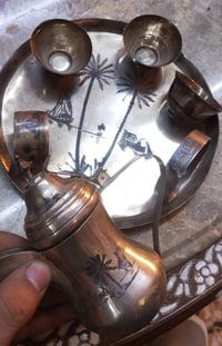طقم فضة • محبر عراقي • نادر