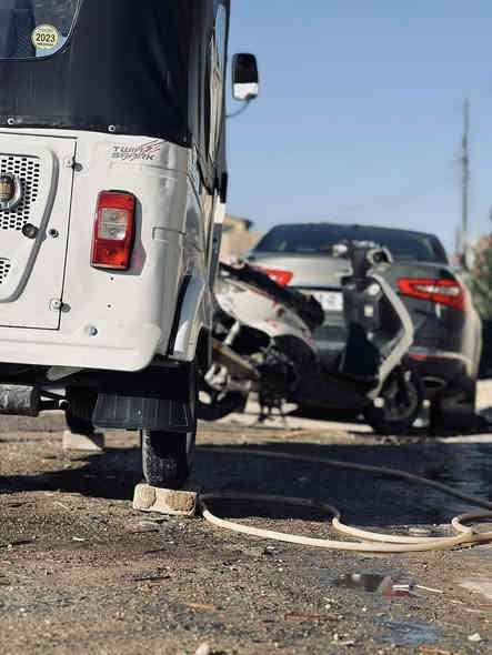 سلام عليكم تكتك للبيع موديل21 شهر11 مرقمة إنكليزي بسمي هزة جديدة محرك مكفول اكسل مكفول كهربائية كاملة السعر 7ملاين وبيه مجال حك الجية المكان بغداد المحمودية الانتصال على***********
