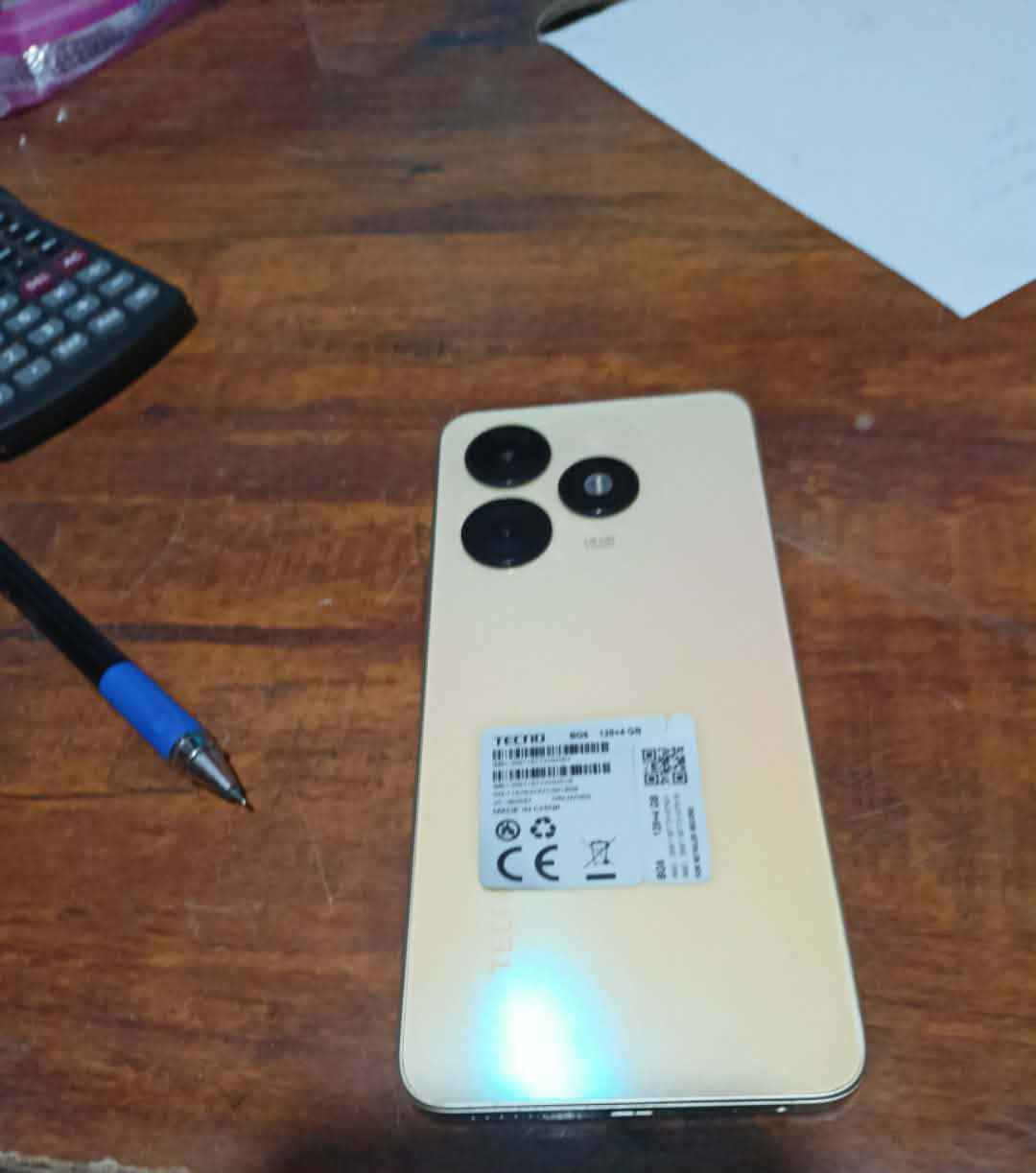 للبيع جهاز تكنو سبارك بمواصفات ممتازة وذاكرة 128 جيجا. الجهاز نظيف جداً من ناحية البطارية والمعالج، فقط الشاشة تعرضت لكسر بسيط نتيجة سقوط، واللمس شغال طبيعي جداً وما مأثر على الاستخدام. البيع على حالته لعدم التفرغ للتصليح."
جهاز بحالة الوكالة (كسر بالشاشة فقط)
​الحالة: الجهاز جديد جداً واستخدامه قليل
​الملاحظات:
​الأداء: اللمس Touch يعمل بصورة طبيعية 100%، والجهاز داخلياً سليم جداً وما مفتوح سابقاً ولا داخل صيانة.
​السعر80.
تنومه *********** البصرة, العراق
