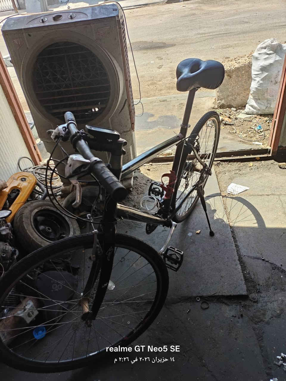 للبيع بايسكل نوع SPECIALIZED أمريكي 🇺🇸
سستم شيمانو سورا 8/3
وياله ALEXRIMS سلاسه بل مشي تخبل 
تايرات وجوابه جدد 
سرج طبي 
بايدر أبو (لوك) 
عداد GPS نوع CYCPLUS 
فريم عالي يطلع بحدود ٥٤/٥٥
كامله مكمله وين ميعجبك اطلع بيه 
سعر 250 ألف وبيه مجال حك جيه 
*********** عنوان بغداد البلديات
