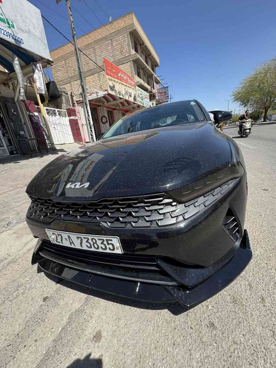 للبيع كيا k5 امريكي موديل 2023 باسمي مكاني كربلاء مداور بالي يعجبك السياره ماشيه 36ميل جديده كلش بدون اي نقص بدون ايرباك حادثها 3قطع نفس الي بالحادث كلش خفيفه  وبدون تبديل فول ماعدى البانوراما مكينه 1600 تيربو تايرات جدد ويلGt السعر ١٦٧ وبيها مجال ***********
