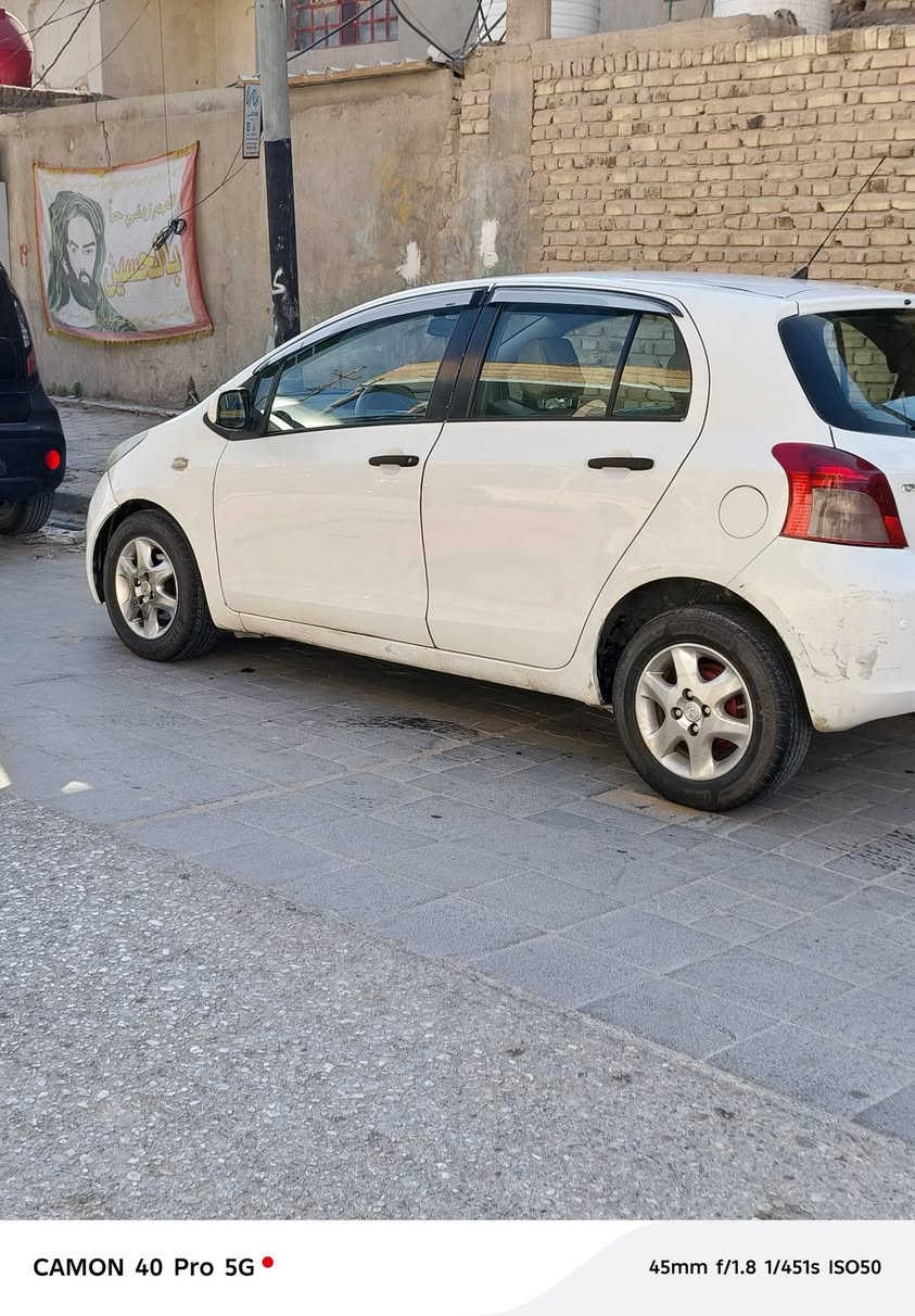 تويوتا يارس مديل 2006 مكفولة من مكينه كير حداديه تخم تيارت حداديه سيارة جاهزة السعر 65 مكانه النجف ***********
