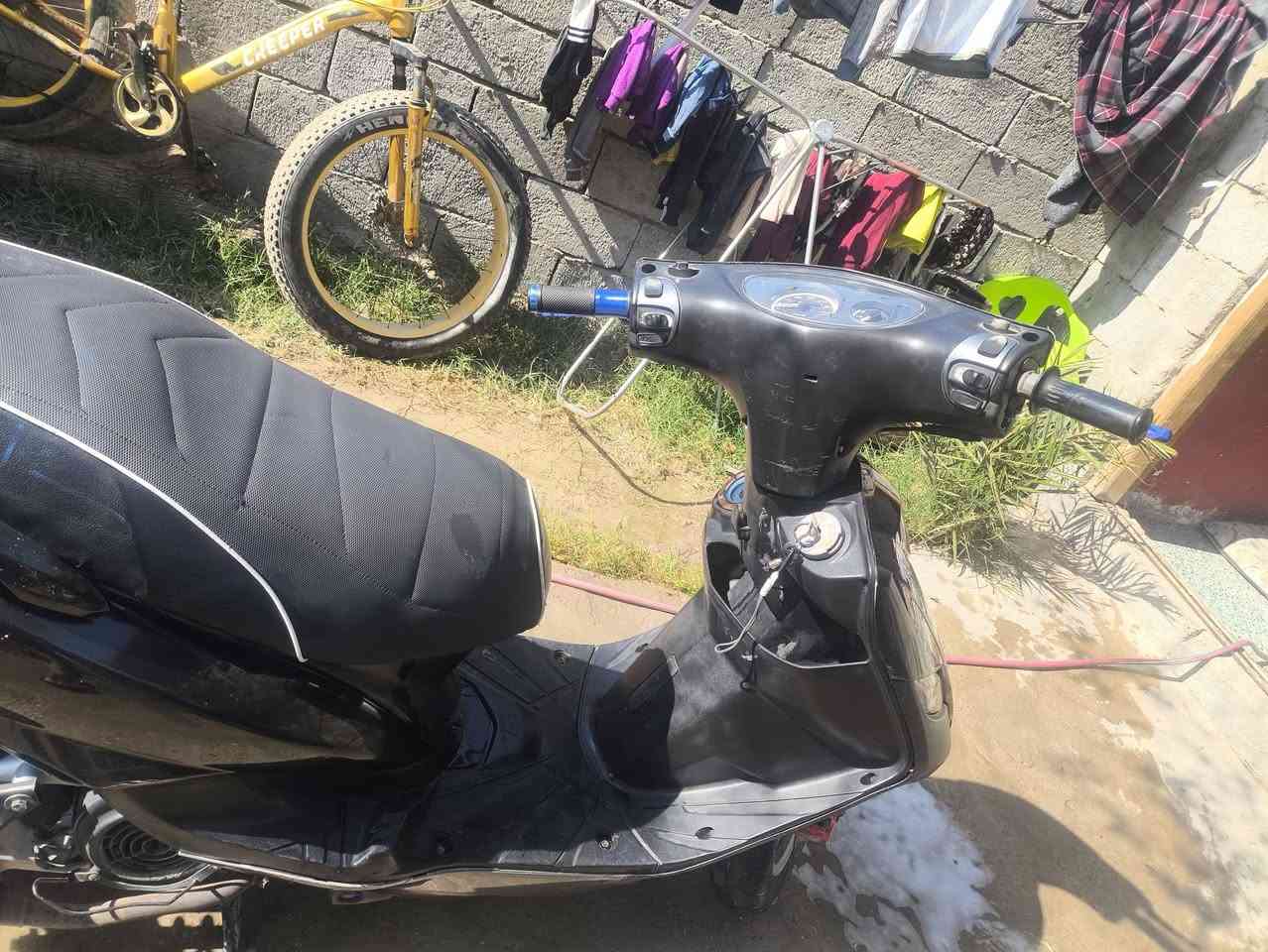 سلام عليكم
دراجه للبيع ماكس ثعلب سرعه 140نوزل دراجه كلش كلش نضيفه ما مفتوح بيها ولا برغي سعر 550 مكاني بغداد الزعفرانيه كهربائيات كلها شغاله 
***********
