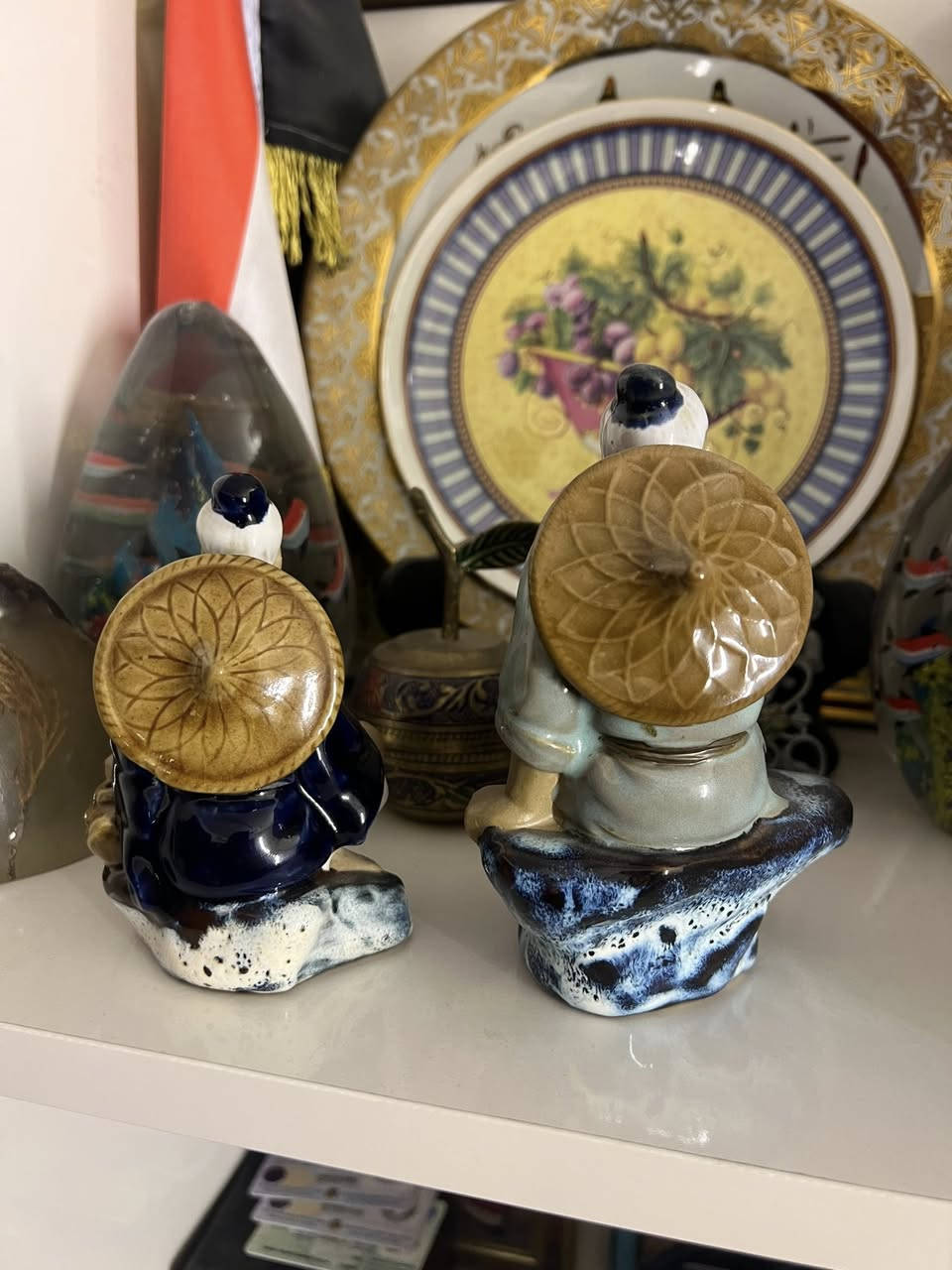 زوج تماثيل بورسلين عمل يدوي مختوم
ارتفاع 14 سم  
ارتفاع 12 سم 
السعر ٣٠ الف 
*********** واتساب
