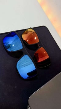 نظارة • برتقالي • أزرق