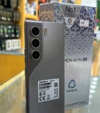 كامون 40برو 5g رام 24+ بطاريه 5200 شحن 45w ذاكراه256 الون اسود  جهاز ج...