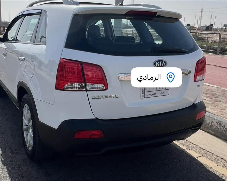 السلام عليكم
سورنتو موديل 10 

بونراما 

كشنات جلد 

سبعه راكب 

تبريد 3 قطع 

خليجي 

محرك 6 

بك لايت لد 

ترحيب

شاشه 

تحكم استيرن 

رقم بغداد 

 كشن كهرباء 

صبغ قطعتين وبارد قليل 

السعر 137 بيها مجال للشراي 

المكان الرمادي 

للاتصال *********** 

بدون قسط
