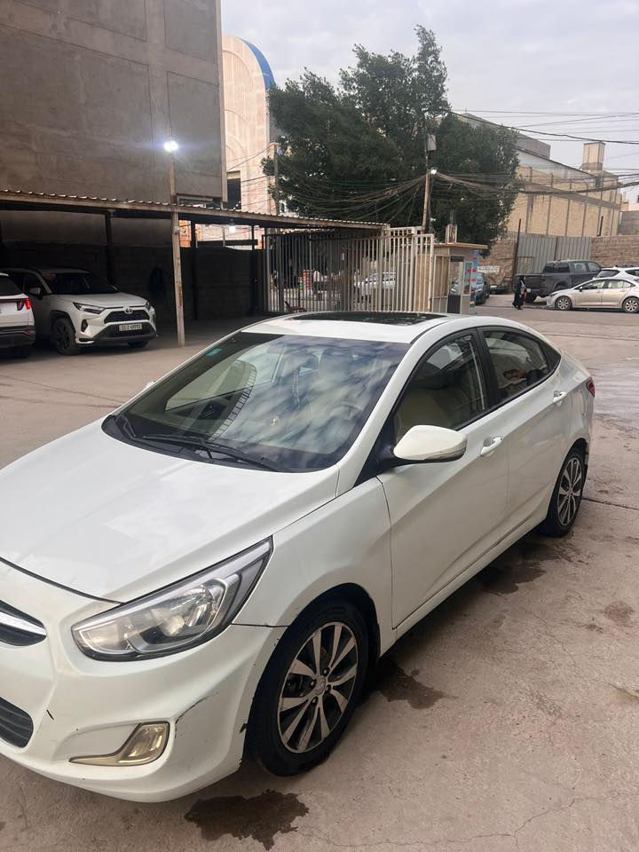 اكسنت 2015 خليجي محرك 1600
سنوية ب اسمي لحد سنة 2027
السونار مرفق وياها 
ماشية 139,000 
سعرها 10,900$ 
وبيها مجال بسيط 
فتحه - اشاير بالمري - تحكم ستيرن جهتين ـ تبريد تدفئه شغاله - شاشه و كاميرا خلفيه  
سيارة  بس محسن صوت دوانز مسامع صيف شتاء الحمدالله
رقم التلفون ***********
متواجدة السيارة من الصبح لليل بالكرادة وبعد 10مساءا بحي الجهاد
