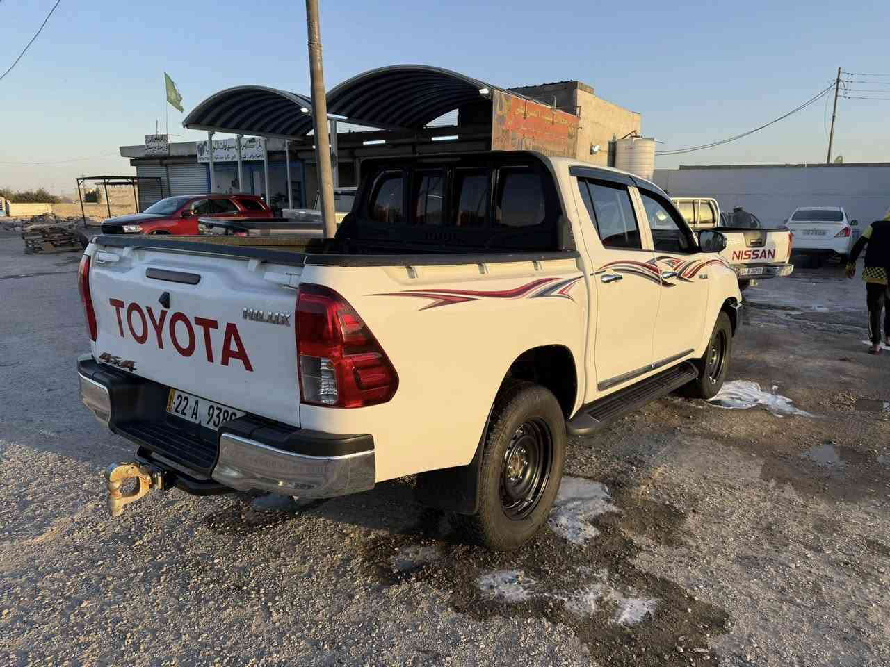 تويوتا هايلوكس فلاونزه فور ويل كاز موديل ٢٠٢٢ كفالة عامة فقط سحب كارت بالجاملغ الخلفي المواصفات نص فول رقم اربيل تريد تحويل تريد وكالة 
مكان السيارة البصرة
 السعر ٢٩٥
للاتصال ***********
