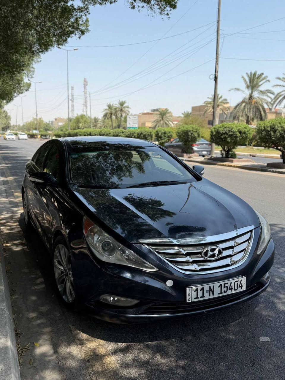 السلام عليكم لبيع سوناتا مديل 2013 رقم بغداد تحويل ثاني يوم مصبوغه احزام مكينة جي دي اي تيربو كير  مكينة حداديه تبريد جاهزه مكان السماوه سعرها 115 وبيها مجال بسيط اي استفسار عله رقم ***********
