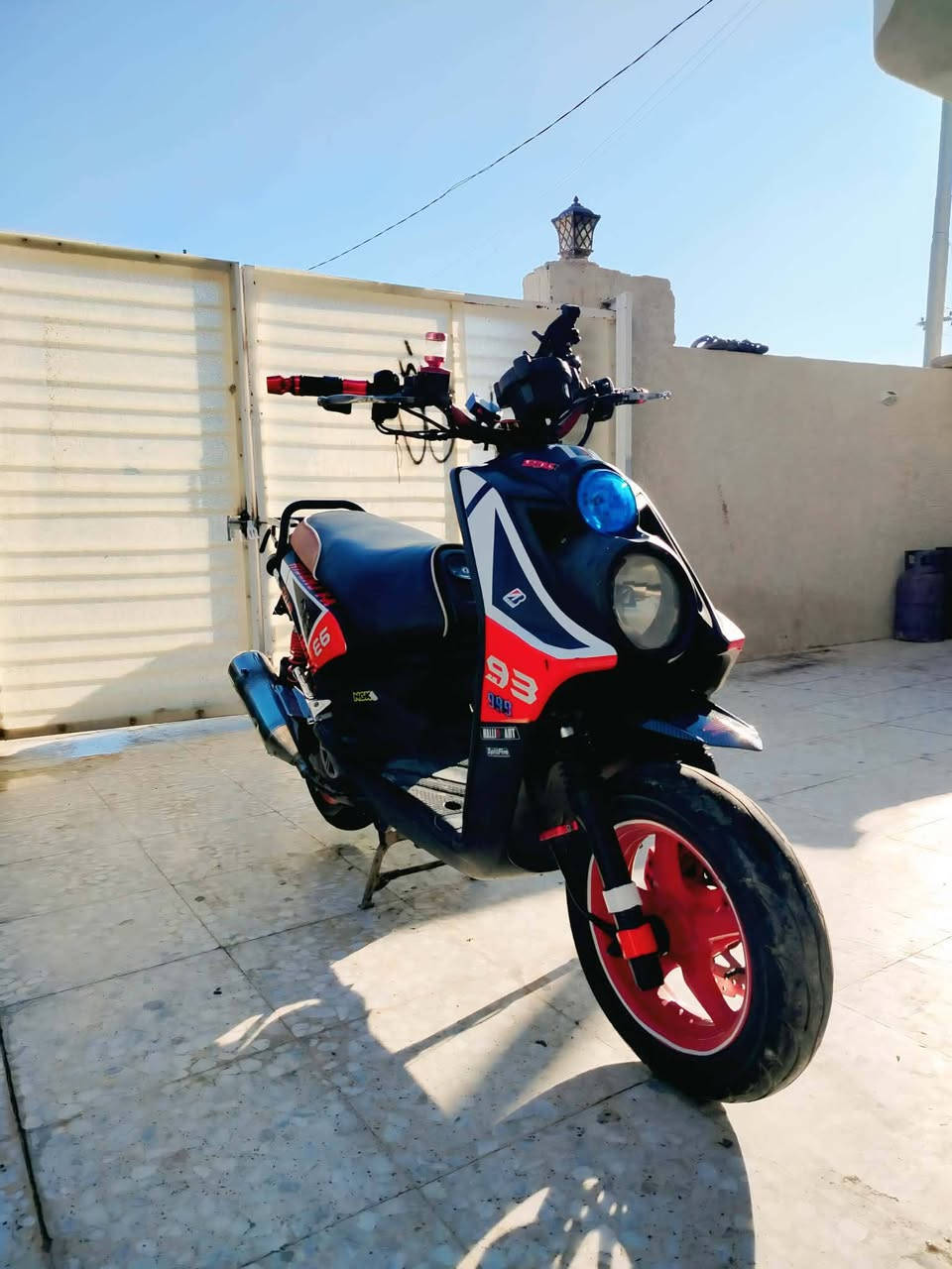 سلام عليكم شباب 

دراجه سكنس جبلي لون اسود موشم يدات بريك كوسو قبضات بانزين مزود دوسه رجل شركه توبو عداد الكتروني بي ساعه والكيلو متر وكيج بانزين وعداد قياس الفولتيه مال الباتري لايت عل رقم قاعده رقم دراجه نضيفه من ناحيه المكينه نشرات جانبيه الشراي الاستفسار ***********
***********
