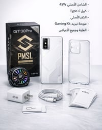 جهاز GT 30 pro  نظيف ظافه 95/100 معالج Dimensity 8350 Ultimateفئه قويه...