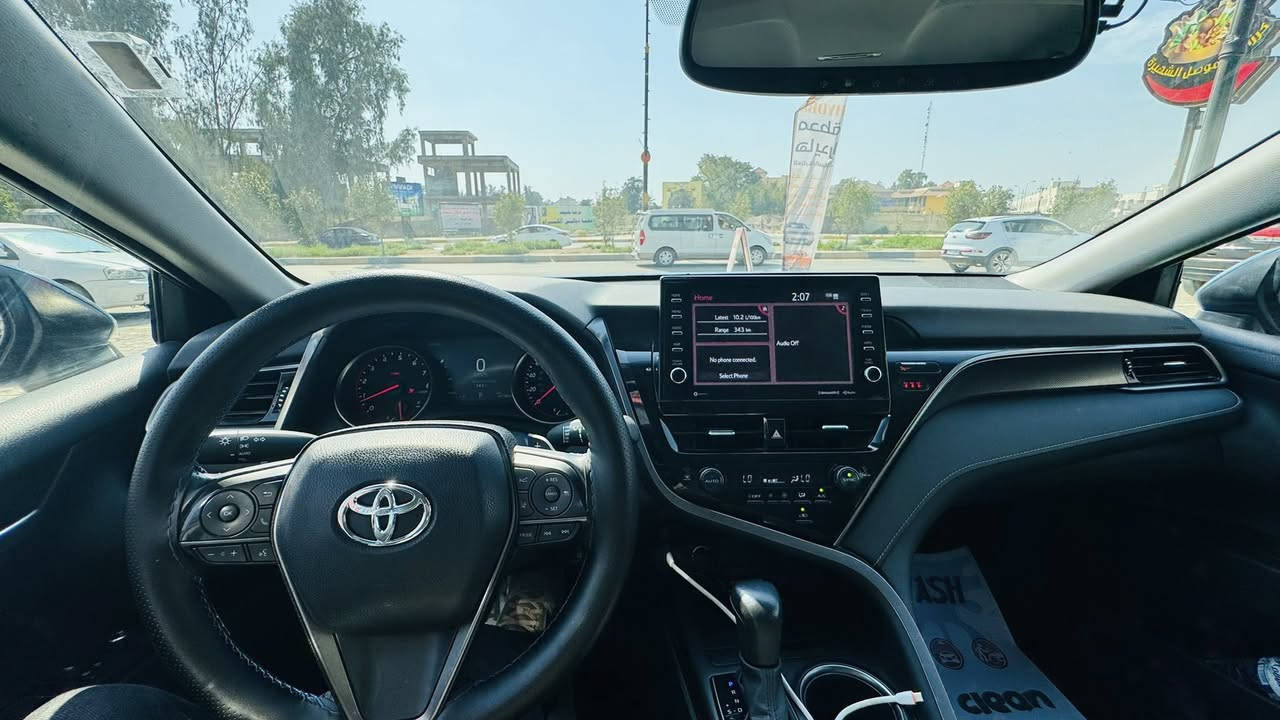 Toyota Camry
الموديل :-2023

الرقم : بغداد ب اسمي مداور ثاني يوم 

اللون :- ازرق غير محدد اللون الجديد ( بلو بيري )

المواصفات :- xse بدون بانوراما 
رادار امامي 
رادار خلفي 
نقط عمياء 
تحديد مسار 
مودات قيادة
كراسي سائق و سكن كهرباء و تدفئة بالكراسي 
داخل اسود و جلد بالكامل 
ويل 19 رياضي 

الضرر :- ( جاملغ عكس السايق مبدل و مصبوغ و ربع من البنيد و ربع من الباب معدل و مصبوغ  ،، ايرباك طاگ ستيرن و بردات )

المسافة :- 60 الف كيلومتر و قابل للزيادة 

السيارة جاهزة من كل النواحي و عليها ادامة كاملة مبيها اي مصرف 

السعر علق بكلمة سعر و يجيك السعر مباشرا
 
الي تعجبه السيارة كدامه و اني حاضر و تامر امر و الي متعجبه يعلق بكلام طيب مثل مروركم الطيب 
 
المكان :- ديالى بعقوبة 
التواصل :- على الخاص او واتس اب او الاتصال ***********
