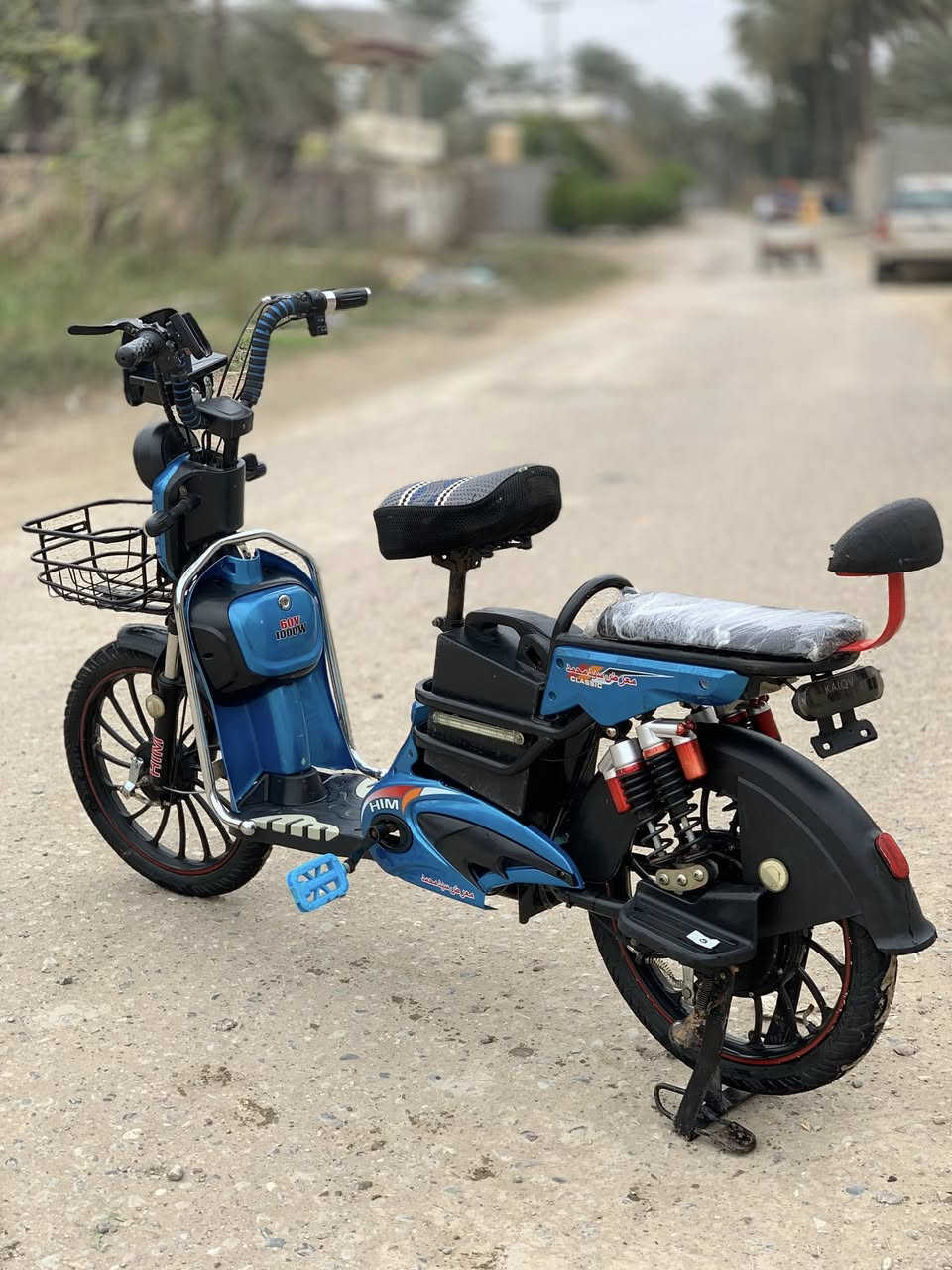 يا الله وعلى بركة الله
سلام عليكم دراجة شحن موديل ٢٤  امل درع بطاريات جدد شرط الفحص والضمان  ٢٠ يوم صارلي من شادهن مابيه اي نقص شاشه بلوتوث اشاير يمنه يسرا دبل اشاًرة امامي خلفي كله شغال مابيها اي نقص تايرات جدد كشر بلادي شخط ممشخوطه مثل ماموضحه بصورا 
مكاني ديالى بعقوبه السعر ٢٦٠ وبي مجال حك الجية خابرني موجود خاص ايضا واتساب ماسنجر ***********
