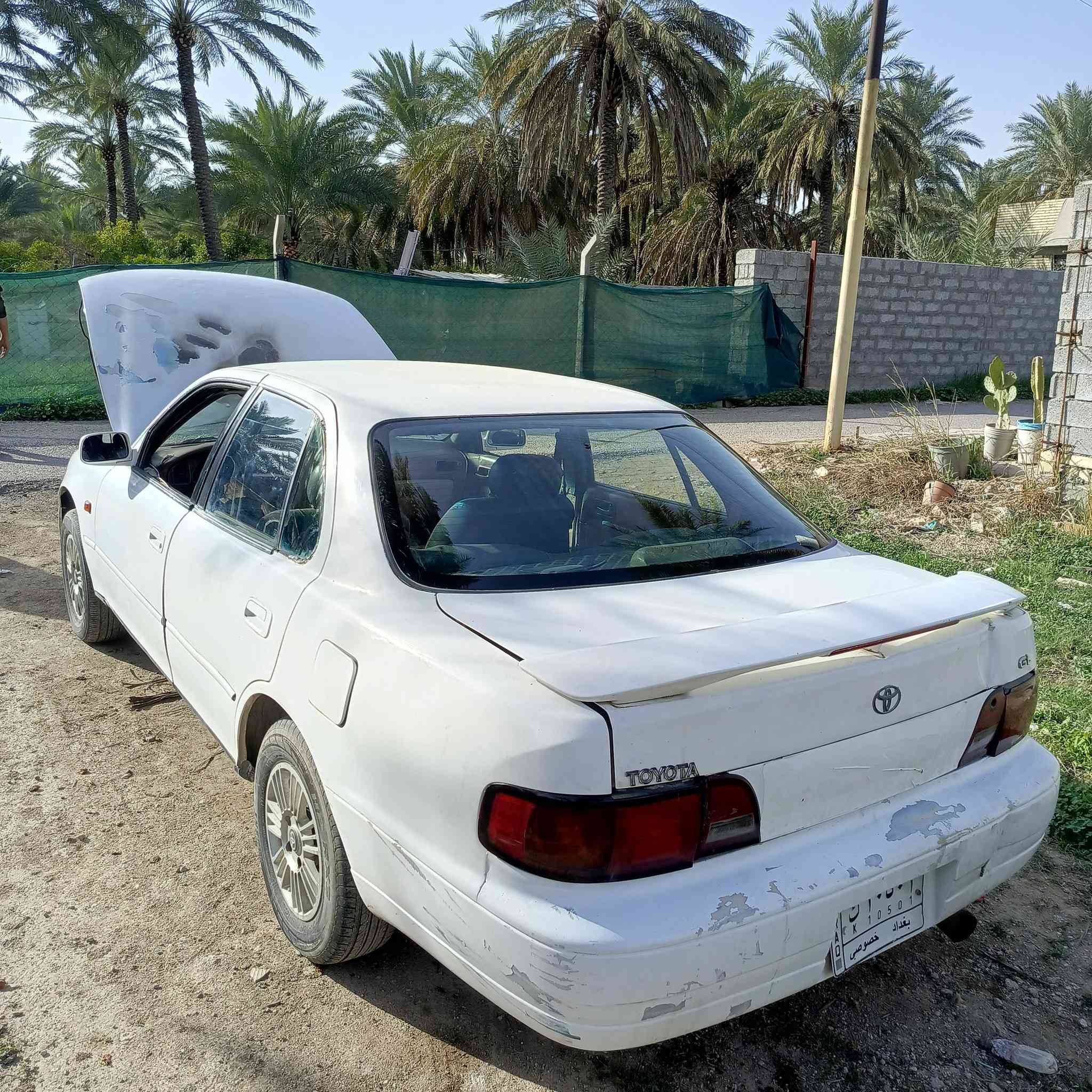 السلام عليكم
عندي سيارة كامري موديل 1996 رقم بغداد  يسرى بلادي مواصفات خليجي كير ومحرك مكفولات تبريد شغال الكشر مابي ضربه قوية لغود بلادية السيارة احتركت كهربائياتهة وبدلتلهة ضفيرة جديدة مكاني بغداد الدورة رايدهة ب45 ورقه وبيهة  مجال والتفاصيل كامله بالصور والفيديو ما مامتواجد عالفيس 
الهاتف ***********
