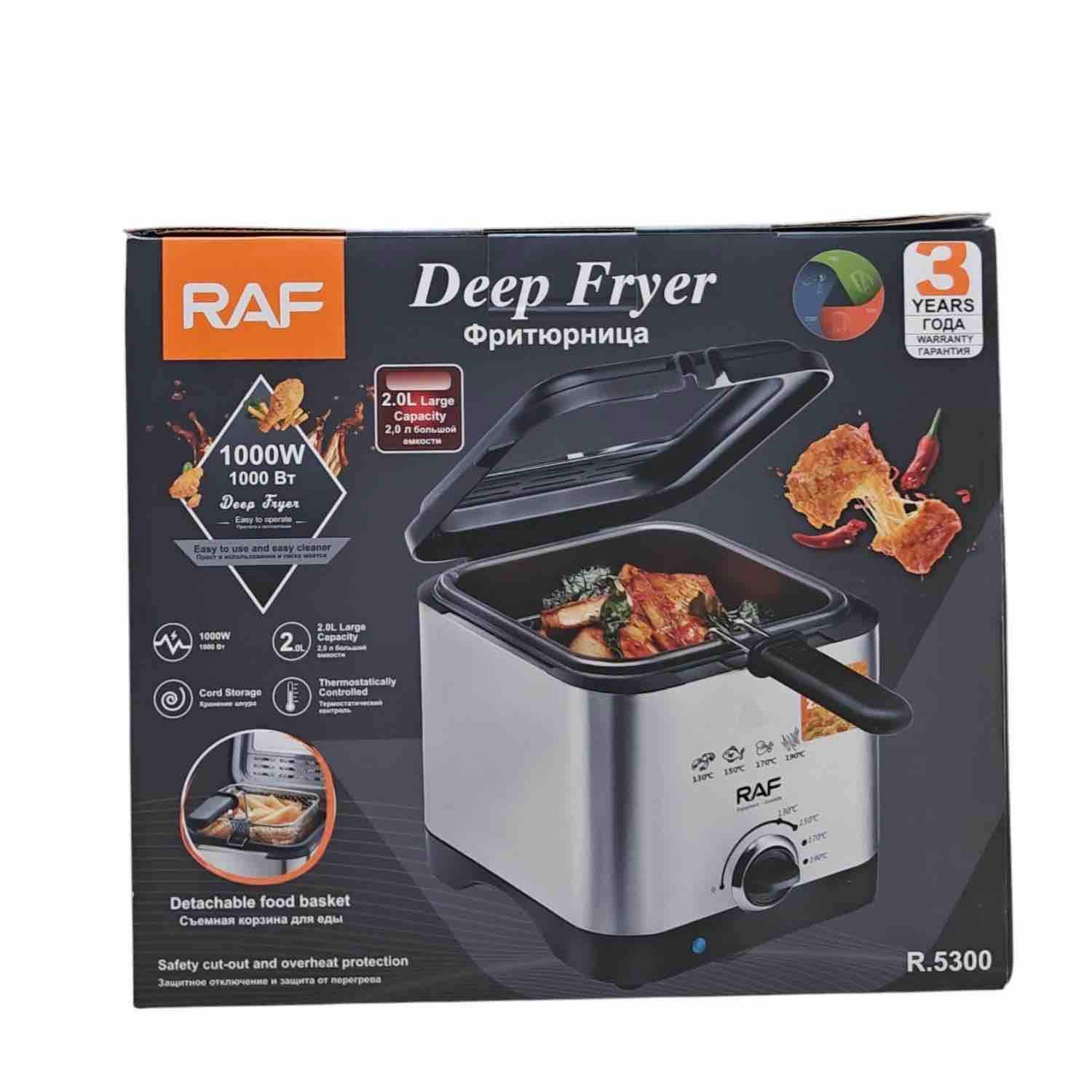 قلاية كهربائية &ndash; ستانلس ستيل مقاوم للصدأ المواصفات: المادة: ستانلس ستيل مقاوم للتآكل والصدأ السعة: 2 لتر القدرة: 1000 واط نطاق التحكم في الحرارة: حتى 190°م مع منظم حرارة دقيق نافذة رؤية لمتابعة الطعام أثناء القلي سلة قابلة للإزالة لتسهيل التنظيف ونقل الطعام بأمان مؤشر تشغيل ضوئي يوضح حالة التشغيل مقبض بارد اللمس للحمل الآمن فلتر مدمج لاحتجاز الأبخرة والروائح مساحة مخصصة لتخزين السلك حماية من السخونة الزائدة طلاء داخلي غير لاصق لسهولة التنظيف ومنع التصاق الطعام قواعد مطاطية مانعة للانزلاق لضمان الثبات أثناء التشغيل تعليمات السلامة والصيانة: لا تملأ الوعاء بالزيت فوق الحد المسموح به داخل الدليل لتجنب الانسكاب. افصل القلاية عن الكهرباء واتركها تبرد تمامًا قبل تنظيفها. اغسل السلة والجزء الداخلي حسب التعليمات وتجنب استخدام المنظفات القاسية التي قد تضر بالطلاء غير اللاصق. لا تشغل الجهاز فارغًا أو بدون زيت لتفادي تلف المقاومة
السعر 40,000
التوصيل 5,000
للطلب مراسلة الصفحة 
التوصيل لكافة انحاء العراق


**إذا كنت صاحب هذا الإعلان وتريد حذفه لأي سبب، رجاءا أرسل رسالة إلى الدعم الفني**