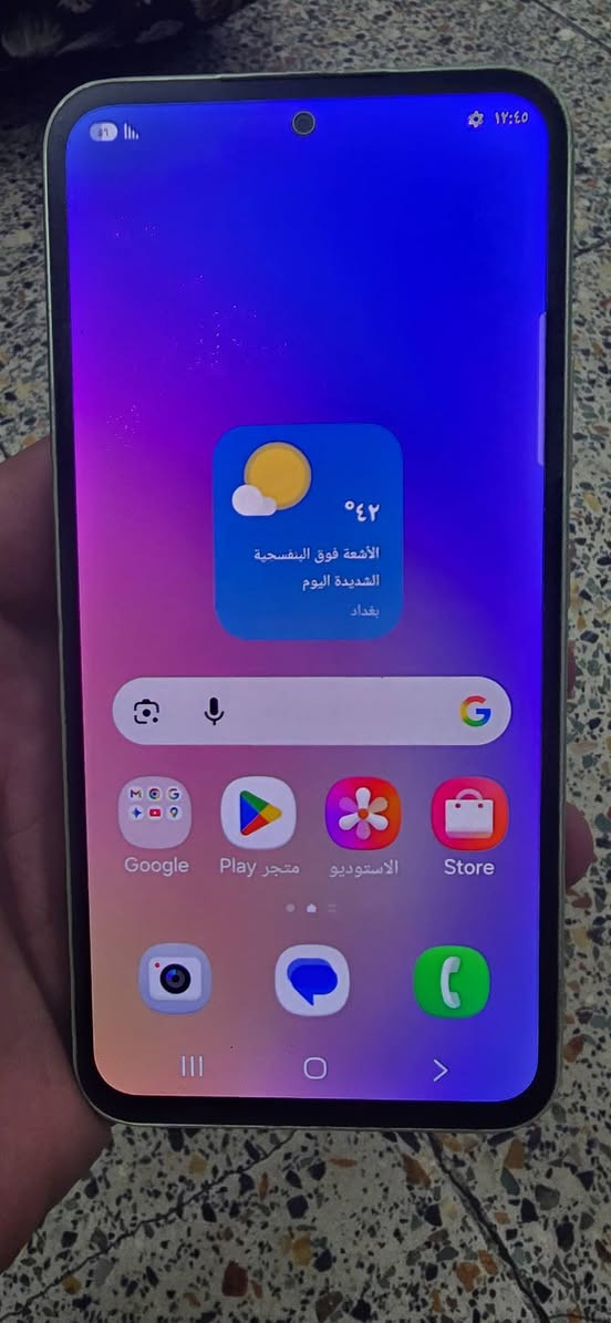 السلام عليكم سامسونج A54 5G ذاكرة 256 ذاكراة الداخلية 8 جهاز نظيف جدا السعر 250 قفل الجهاز بدون ملحقات العنوان بغداد  الاتصال على هاذا الرقم  ***********
