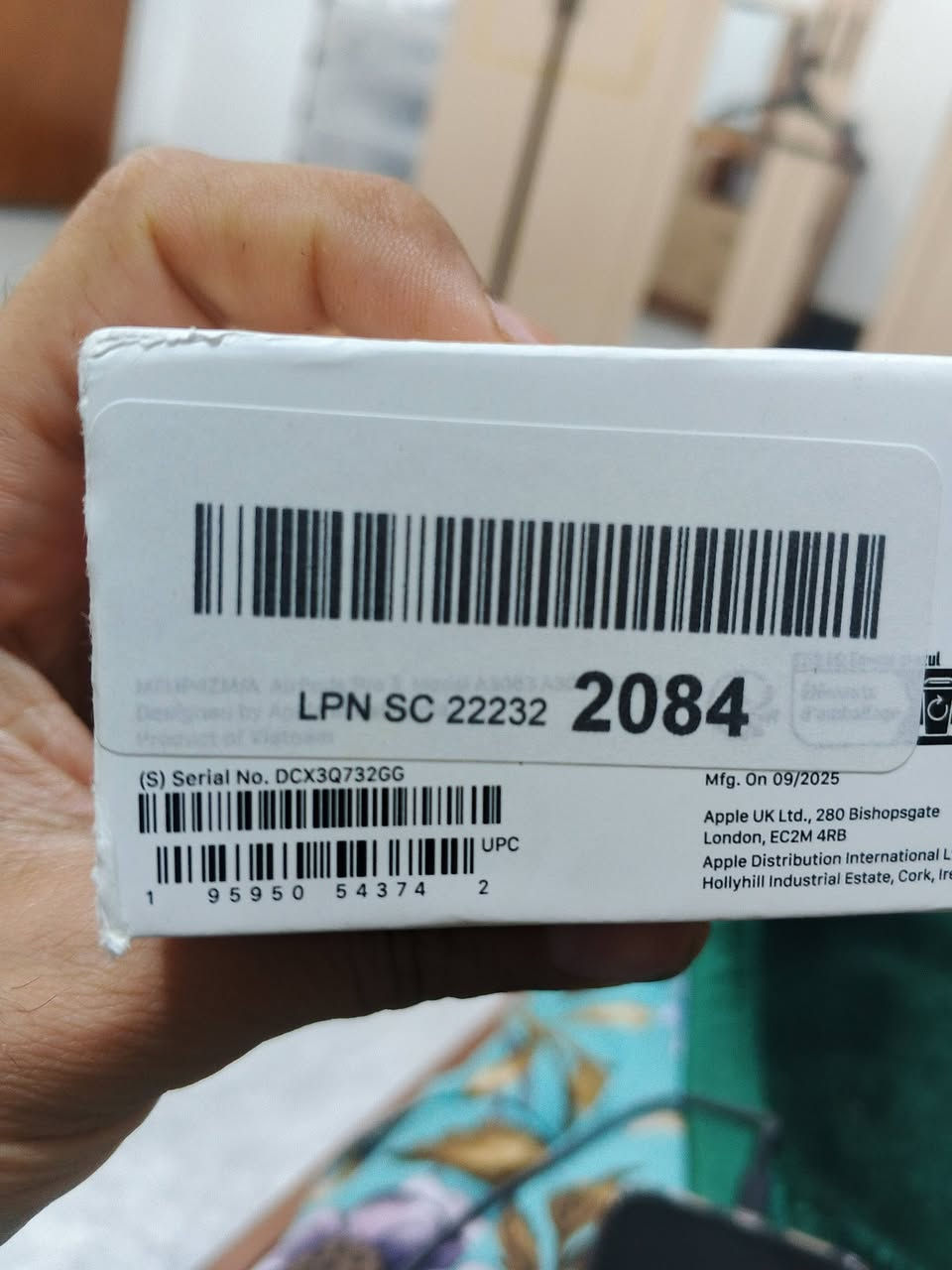 ايربود برو٣ للبيع ممشتغله ابد جديده


**إذا كنت صاحب هذا الإعلان وتريد حذفه لأي سبب، رجاءا أرسل رسالة إلى الدعم الفني**