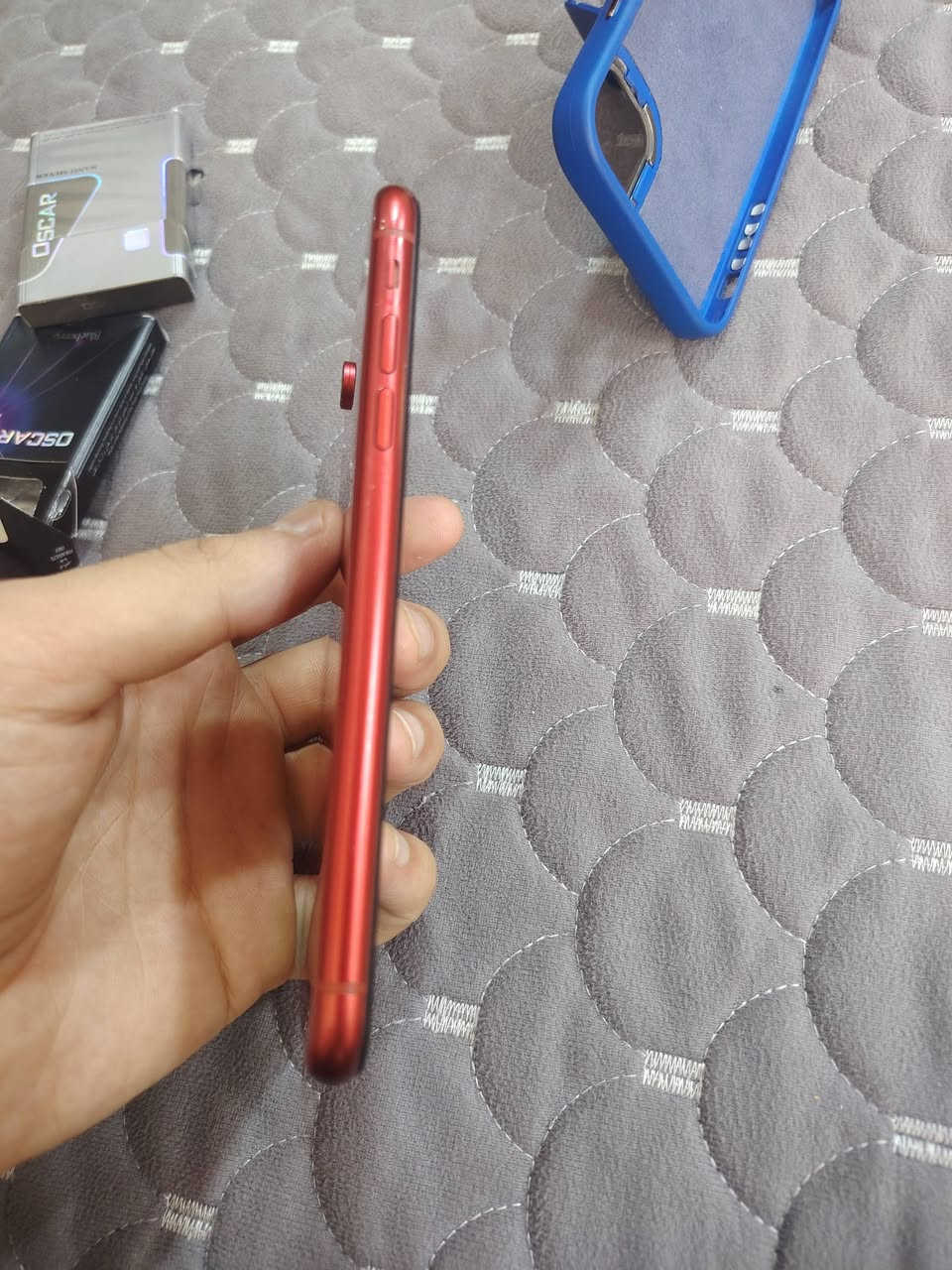 ال حته بصايفون xR ذاكرته 128 بطاريه 72 نضيف احمر مستبدل شاشه اصلي 3 خيارات سعره 160 الف كلشي شغال حته بصمته شغاله بغداد الدوره *********** واتساب
