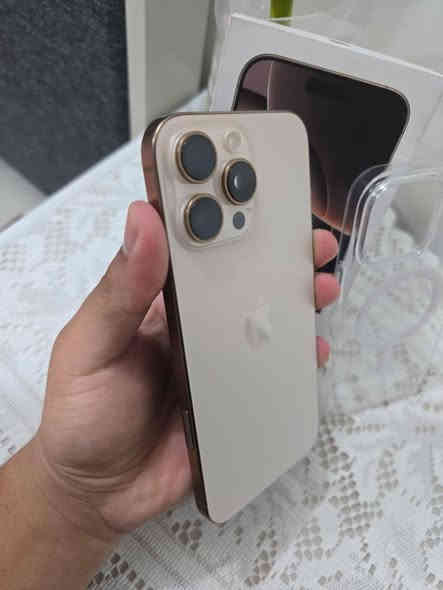 سلام عليكم ورحمه الله
16 برو ماكس بطاريه 98 ذاكره 256 ضمان ABM

 لون صحراوي دزرت 

غراضه كامله نضافه 100 /100 شخط مابي ابد

مكفول من كلشي وين متحب افحص للبيع او مراوس

السعر قفل قفل من الاخير 1350 مكاني بغداد كرخ 

***********
