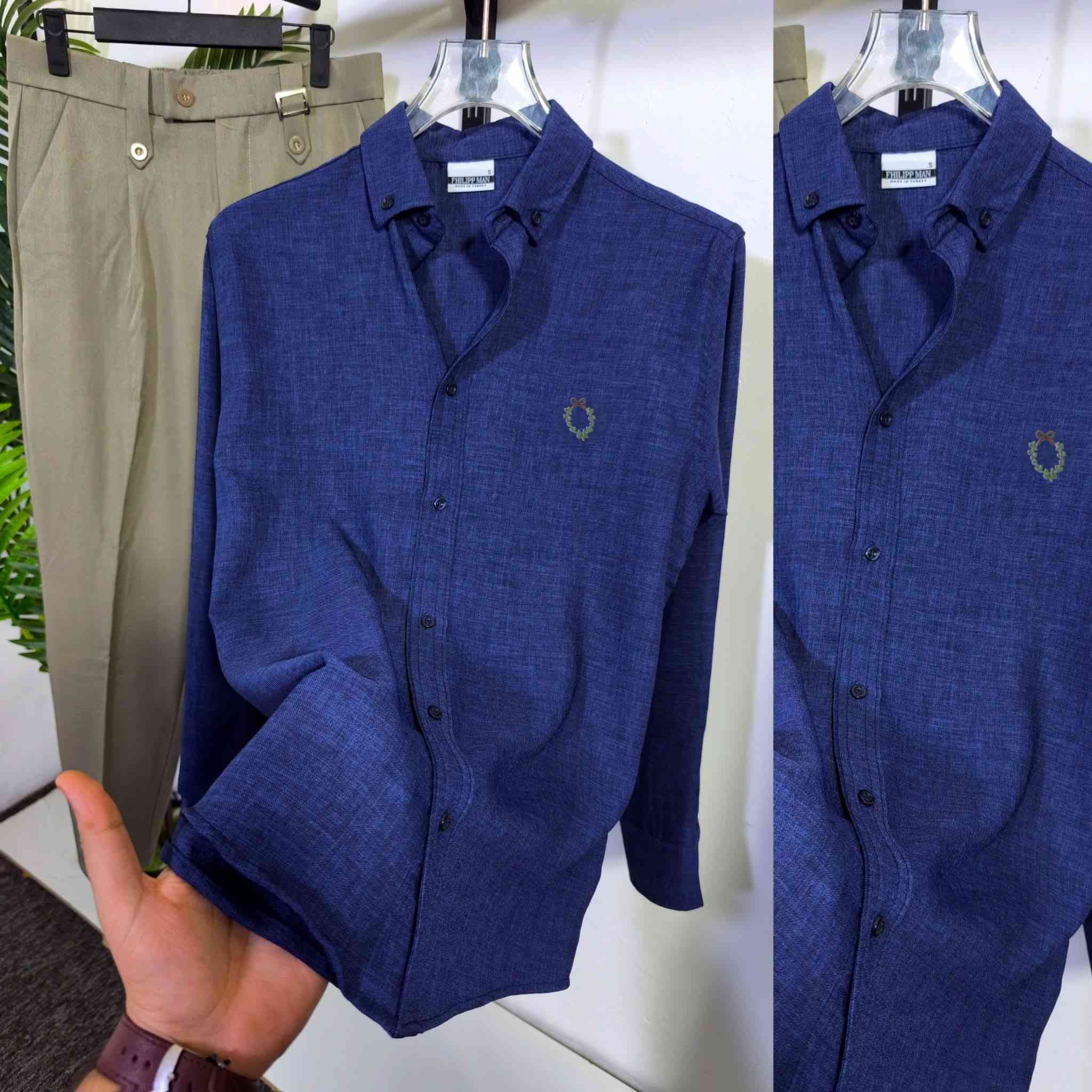 شلونهم الشباب 🔥🔥🔥 

قميص تركي لنن  خامه وقالب كلش راقي 
القوي والمختلف 😎😎

وقطعة صحيحة ✅✅ 

شرفونا للمحل 🫡 موجودين من ٨ الصبح لل٨بليل

📌📌 العنوان ديوانية شارع الدغارة قرب حلويات المصطفى ازياء مودرن للملابس الرجالية ***********
