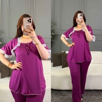 تراك نسائي • دانتيل • فري سايز ٥٠-٨٥كغ