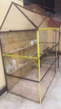 قفص كناري • حديد • ٢م×٢م