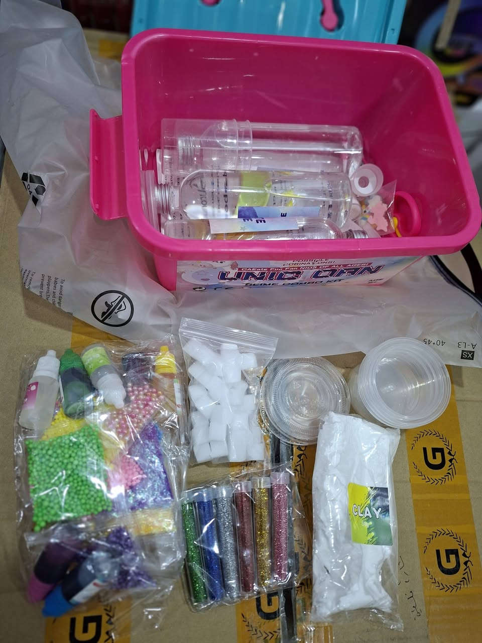 بكج صنع سلايم كامل مع العلبة وكافة المواد ع اول تم ٥


**إذا كنت صاحب هذا الإعلان وتريد حذفه لأي سبب، رجاءا أرسل رسالة إلى الدعم الفني**