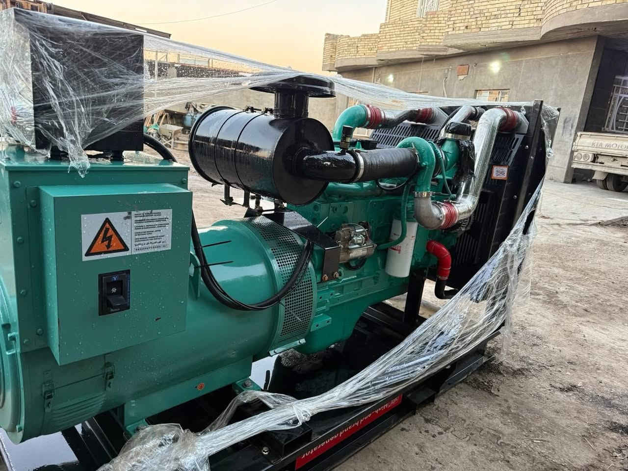 سلام عليكم تم وصول وجبت مولدات كمنزات زيرو ١١٤ ابلادي ٢٤ ولف انتر كلر بم كهربائي ٣٠٠ كيفي ٢٥٠ كيفي ٢٠٠ كيفي ابلادي لأصرف ولا بخار تشغيل جهاز برودكشن اتو نضام حمايه كامل عنوان بغداد رقم الها***********
