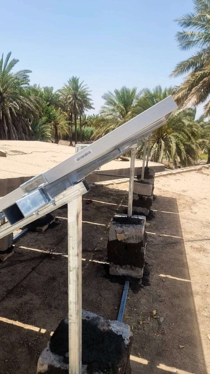 بسم الله وعلى بركه الله 
مستمرين بالتنصيب 
بيت اخر يودع انقطاع الوطني المزعج 
بيت اخر يودع انقطاع المولد وضجيجها 
قرر ابو حسن تنصيب منضومة شمسية
بقدره 
10 امبير نهاري و8امبير ليلي 
الواح جنكو 615عدد 5
بطاريه ليثيوم شيساج 8ك واط س
جهاز فلستي 4ك واط 
يوجد نضام الاقساط


**إذا كنت صاحب هذا الإعلان وتريد حذفه لأي سبب، رجاءا أرسل رسالة إلى الدعم الفني**
