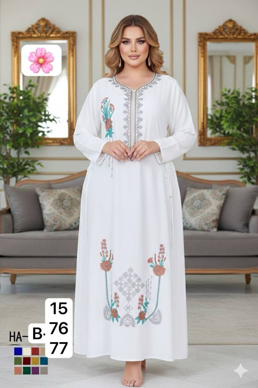 #الاكثر_طلباً❤️
🌟 خامة كشمير سادة
شغل تطريز مع ستراس لامع ✨

قماش ناعم، خامة مكفولة ✅

📏 2Xl. 3XL. 4XL. 5XL
🎨6 ألوان  بالدرزن

💰 سعر الدرزن 90 الف


**إذا كنت صاحب هذا الإعلان وتريد حذفه لأي سبب، رجاءا أرسل رسالة إلى الدعم الفني**