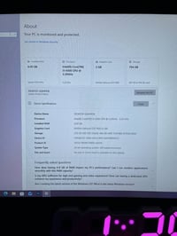 حاسبه للبيع وهاي مواصفاتها بالصوره للامانه ممجرب العاب عليها بس هيه جا...