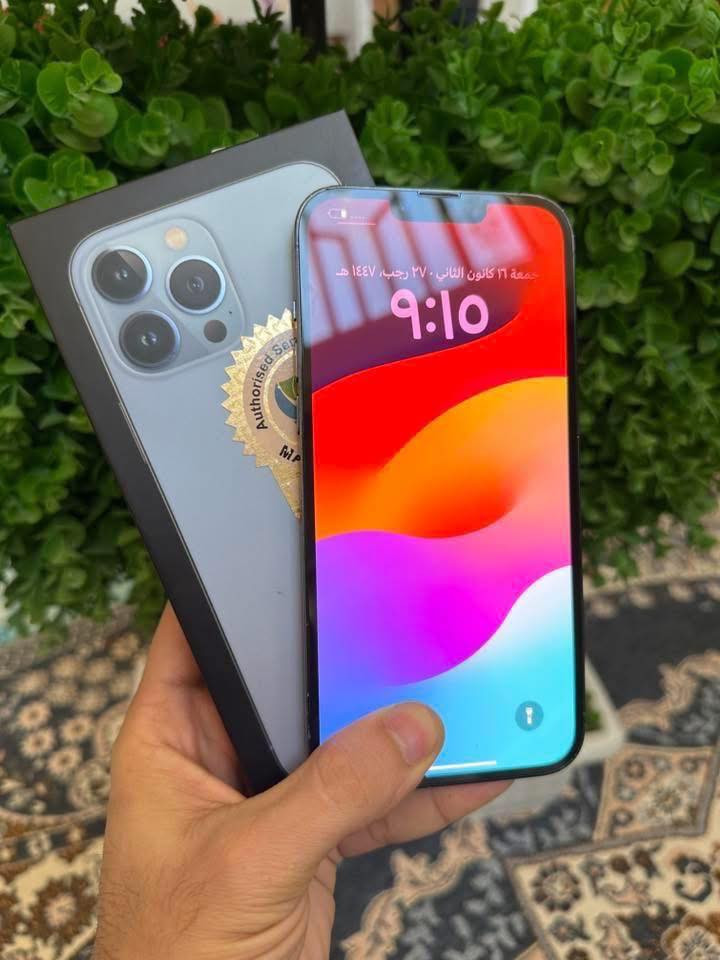 ايفون 13 برو ماكس ذاكرة 256 بطارية 83 بلاد

عربي شرق اوسط ضمان ماستر AA/A

مكفول من كلشي مابي شخط واحد جديد وتربروف
بدون ملحقات

السعر 740 وبي مجال بسيط جدا

***********

عنواني بغداد المدائن
