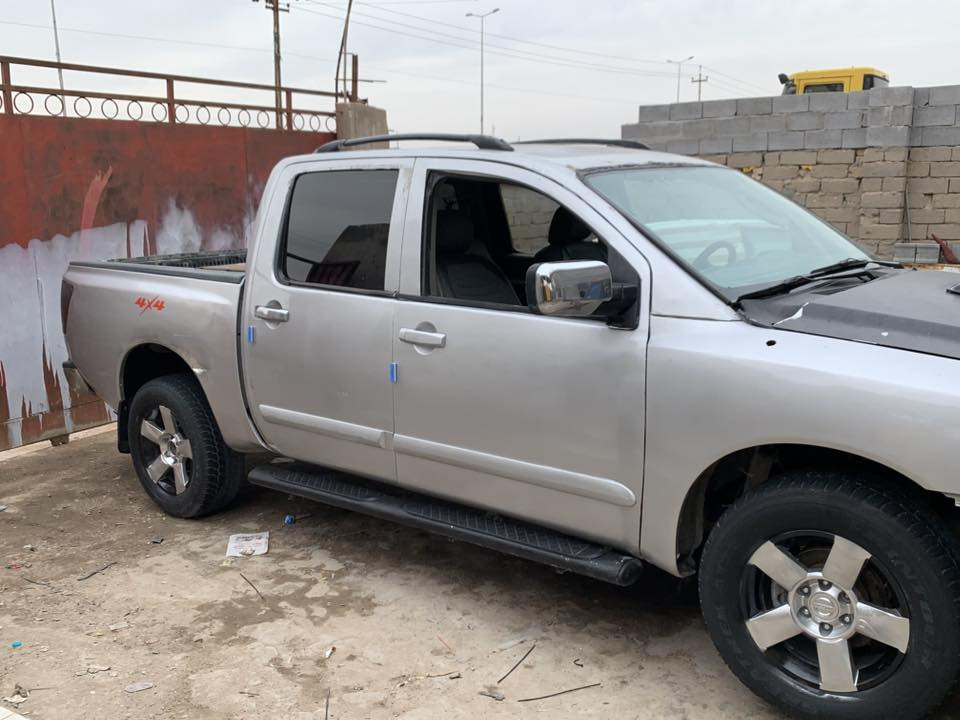 نيسان تيتان 2007….4X4السياره منفيس كمرك مدفوع وقرصها موجود وراعيها بلحله عندي رقمه المستورد كبل تكمل كير كفاله محرك 8V يدخل بدون تنقيص شلها تشك الكاع طخم ويل طخم تاير لايت زنون منضمون غاز وبانزين انسه الصرف السعر 45وبيها مجال قليل المكان بصره  ليريد يراسلني واتساب او اتصال بيع او مرارس***********
