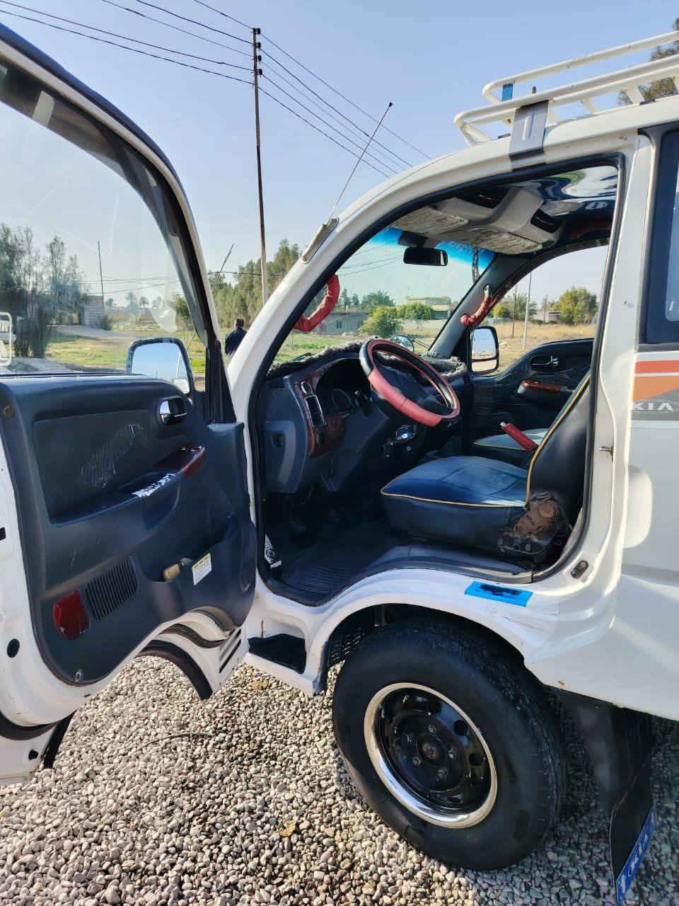 السلام عليكم سيارة كيا حمل بنكو ثري موديل ٢٠٠٧ رقم ديالى انكليزي تأخذ على السونار السعر ٩٠ وبيها مجال بسيط 
***********
مكاني ديالى المقدادية
