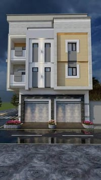 بيت موقع تجاري 160 م ركن على شارعين  يحتوي الطابق الأول على ثلاث محلات...