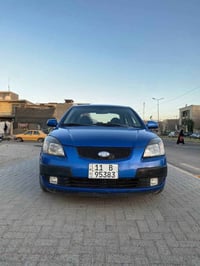 كيا ريو 2007 بدون صبغ ولا ضربه مكينة 1600 تخم تاير جديد صدر جديد تبريد...