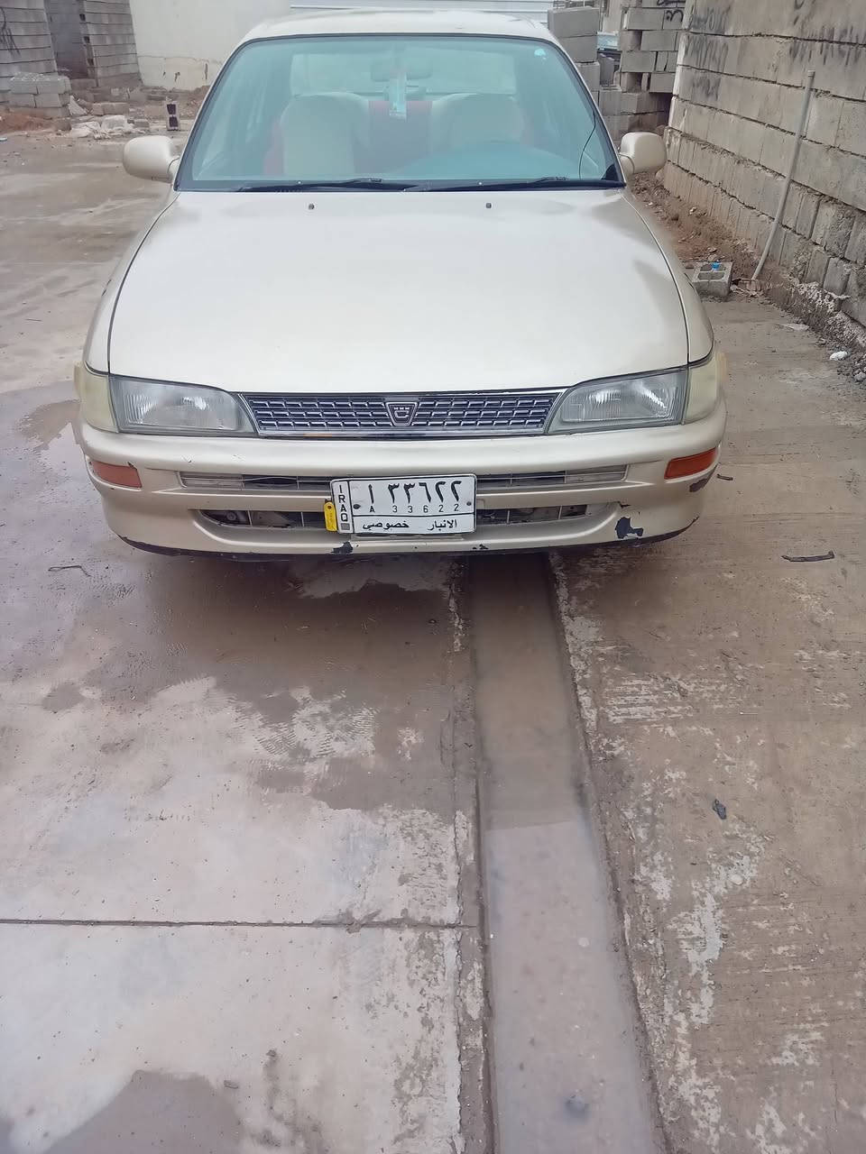 كورلا ٩٤للبيع اومراوس محرك كير شرط تبريد شغال ضرر طخه خفيفه بالصندوق جوم كهربائي تايرات جديده شرط تحويل اووكاله السعر ٤٧وبيها مجال كركوك ***********
