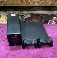 بلي PRO 4ما مفتوح ومهكر وبي 9لعبات يمكن يدات اثنين اصليات الكبيلات اصل...