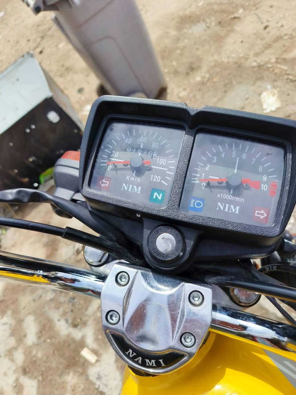 سلام عليكم 
دراجه نامه متياز موديل 26
صار شهر من طالعه من الوكيل 
مكينه مكفوله المكان 
ابو غرق 
***********
