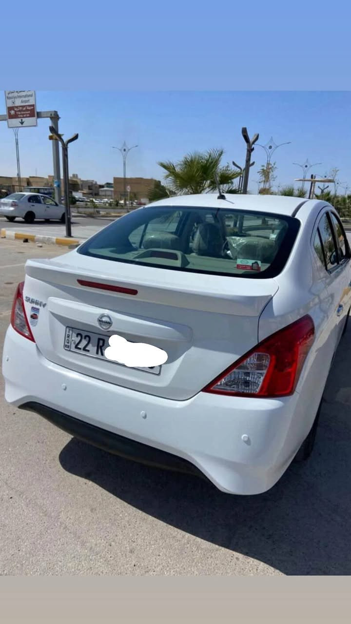نيسان صني موديل 2025بعده زيرو ماشيه 13 كفاله عامه من شخط رقم اربيل بسم شركه تريد تحويل تريد وكاله سعر 127 مكان سياره ناصريه ***********
