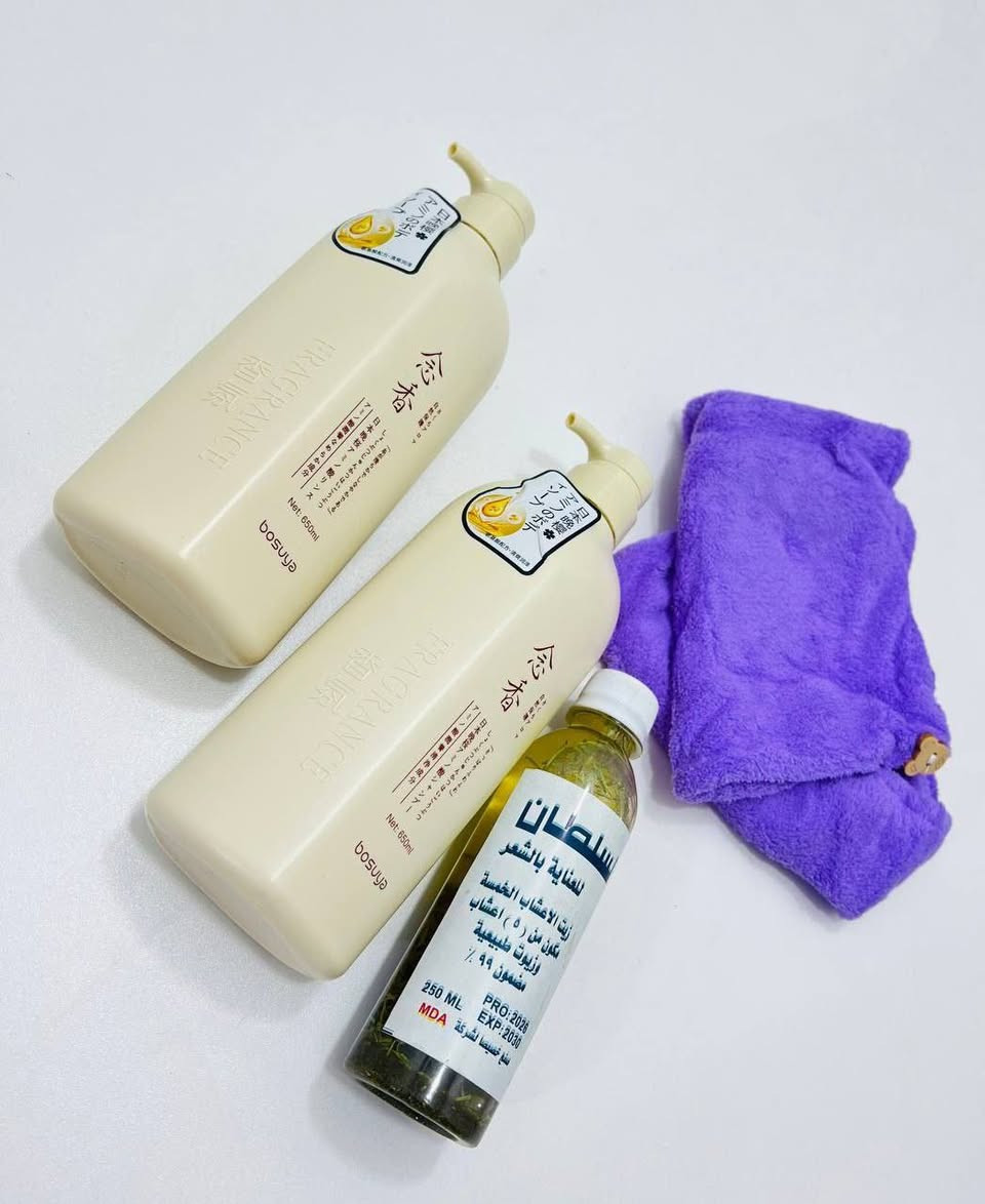 ✨ باكج العناية بالشعر الكامل ✨
إذا تعانين من جفاف الشعر، التقصف أو التساقط… هذا البكج راح يكون الحل المثالي إلك 💜
يحتوي البكج على:
🔸 شامبو مغذي ينظف فروة الرأس بلطف ويزيل الدهون والأوساخ بدون ما يجفف الشعر.
🔸 بلسم مرطب يساعد على تنعيم الشعر وفك التشابك ويعطيه لمعان وصحة.
🔸 زيت الأعشاب الطبيعية لتغذية فروة الرأس وتقوية بصيلات الشعر وتقليل التساقط.
🔸 بونيه/منشفة شعر ناعمة تساعد على امتصاص الماء بسرعة وتحافظ على الشعر من التقصف.
🌿 الفوائد:
✔️ تقوية الشعر من الجذور
✔️ تقليل التساقط والتقصف
✔️ ترطيب ولمعان طبيعي
✔️ شعر أنعم وأسهل بالتسريح

سعر العرض 27 توصيل مجاني

#مشاهير_تيك_توك شعر ناعم#قوية #_من جذور


**إذا كنت صاحب هذا الإعلان وتريد حذفه لأي سبب، رجاءا أرسل رسالة إلى الدعم الفني**