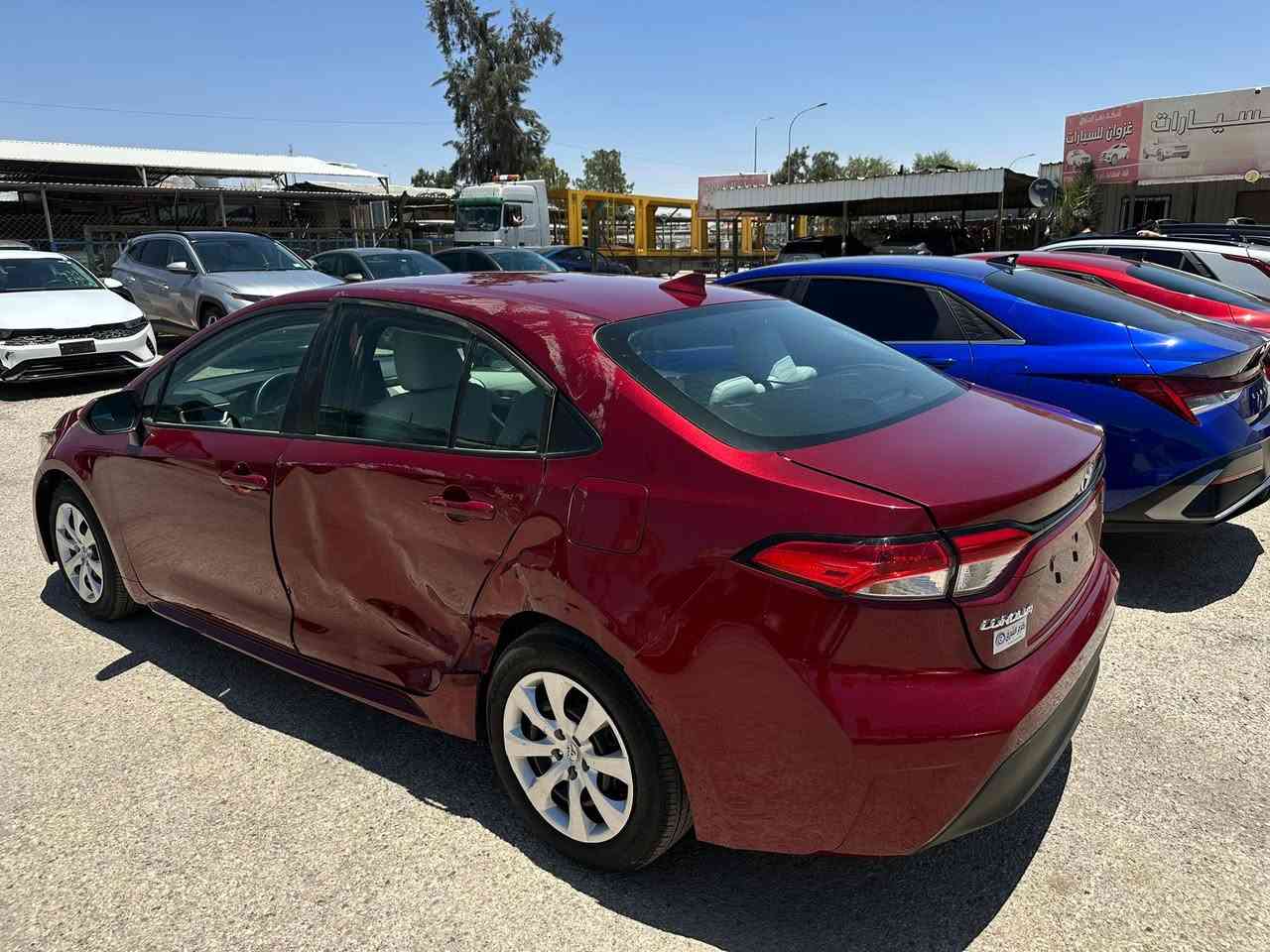 كورولا 2025 حادث خفيف زيرو 300 مايل
مواصفات نصف فول - لون احمر غامق 
- داخل جلد ابيض 
- شاشة تدعم car blay + android auto
- ممشى 300 mi يعني سيارة زيرو 
- بصمة تشغيل 
- كامرة خلفية 
- حساس خلفي 
- نقطة عمياء 
- باقي مواصفات الامان و المساعدة على القيادة 
- السعر واصل للعراق 129 ورقة
موجودة بالمنطقة الحرة بالاردن توصل للعراق خلال ٤ الى ٦ ايام من تاريخ الشراء وتترقم ايضا شهداء ، للتواصل على الرقم 
*********** على الواتس اب فقط فقط
