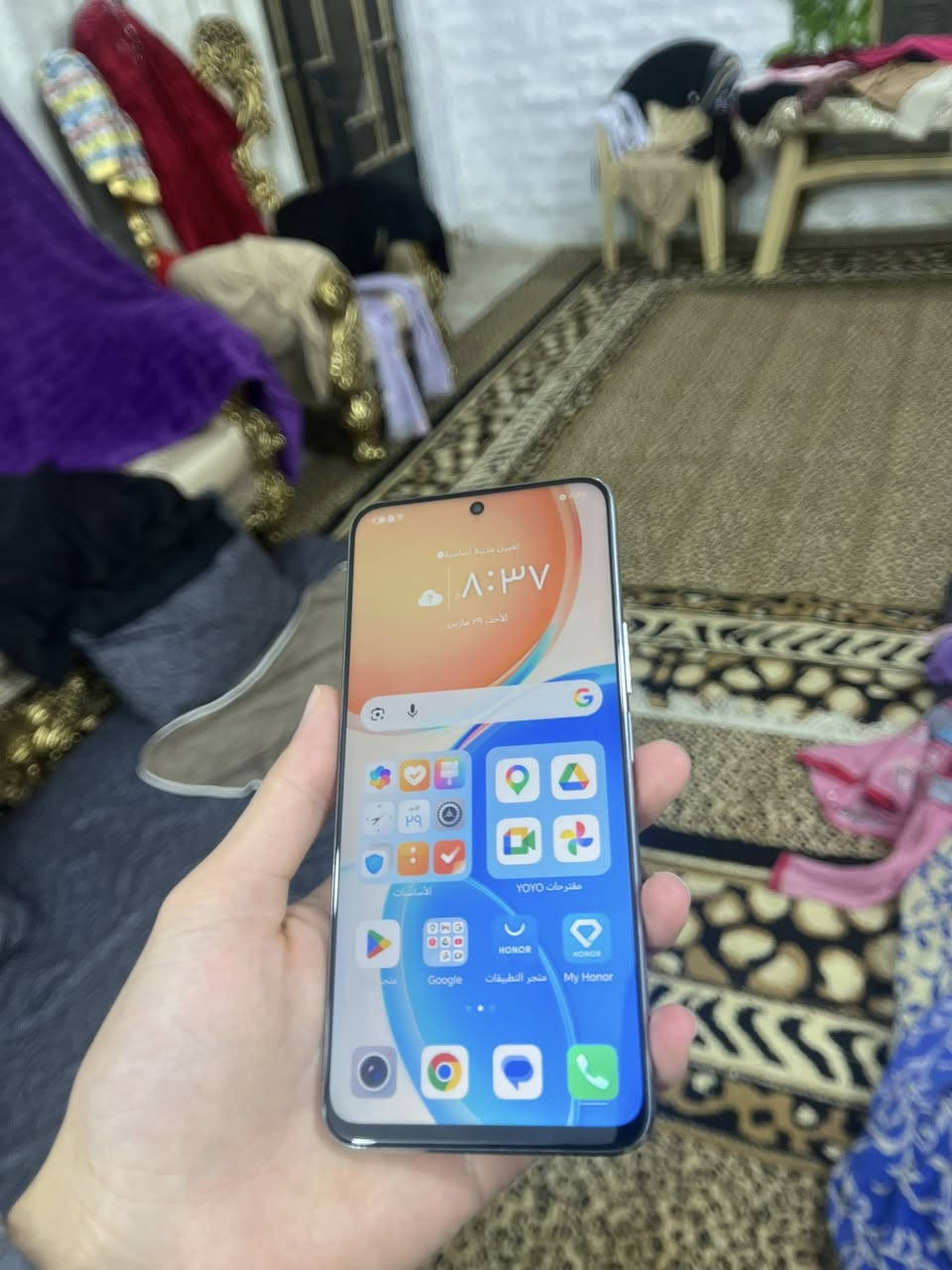 HONOR X8
جهاز مستخدم قليل نضافه فول 
ذاكره128 +6+2
شاشه120هرتز 
بطاريه 4500

بيع أو مراوس سعر الجهاز 85الف مناسب 
مكان رمادي متوفر توصيل 
***********
