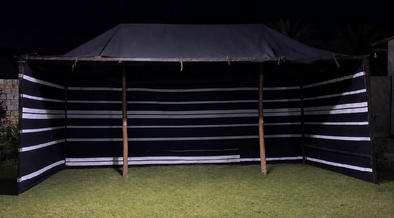 خيم قماش سدو  وخيم قماش قطني الاصلي جاهزة بمختلف القياسات والانواع 🎪🛖⛺️

العراق 
النجف الاشرف

***********
