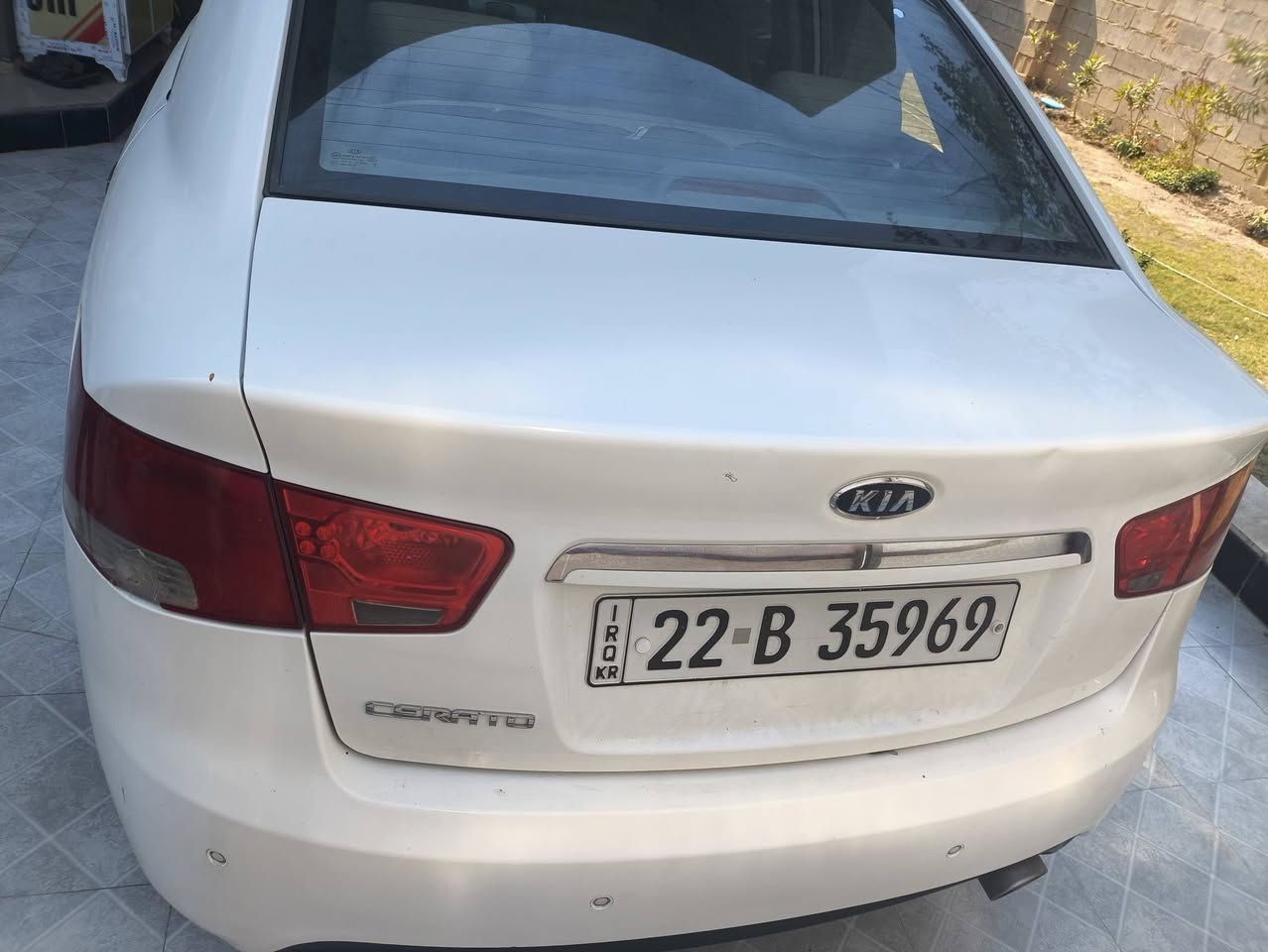 للبيع سيراتو خليجي جاهزه 
رقم اربيل نكليزي شرط تحويل وكاله 
سنويه 2030 بسم الكردي 
محرك 1600 جديد شرط الفحص 
موديل 2013 
تخم تاير ويلكب جدد 
تبريد ثلج 
تحكم ستيرن
مري شفط 
اشاير بلمري 

مكفوله السونار مرفق بلصور 

مكاني واسط قضاء الزبيديه 
رقمي ***********
سعره 120 قفل
