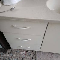 كاونتر ابو الملحق • خشب أصلي • الموصل