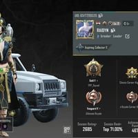 حساب ببجي كوري • مستوى ٦٧ • مع العشيرة