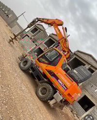 حفارة حفر بئرصحيايات عرض 120يبقى صافي بعد بناء متر صافي نشتغل بلوك 10س...